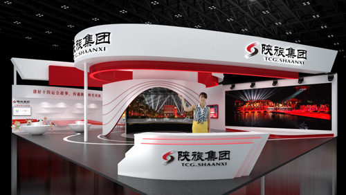 陕旅集团草莓视频二维码展示效果|丝博会